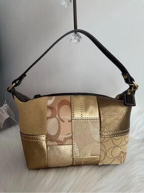 Coach y2k patchwork mini bag F40971